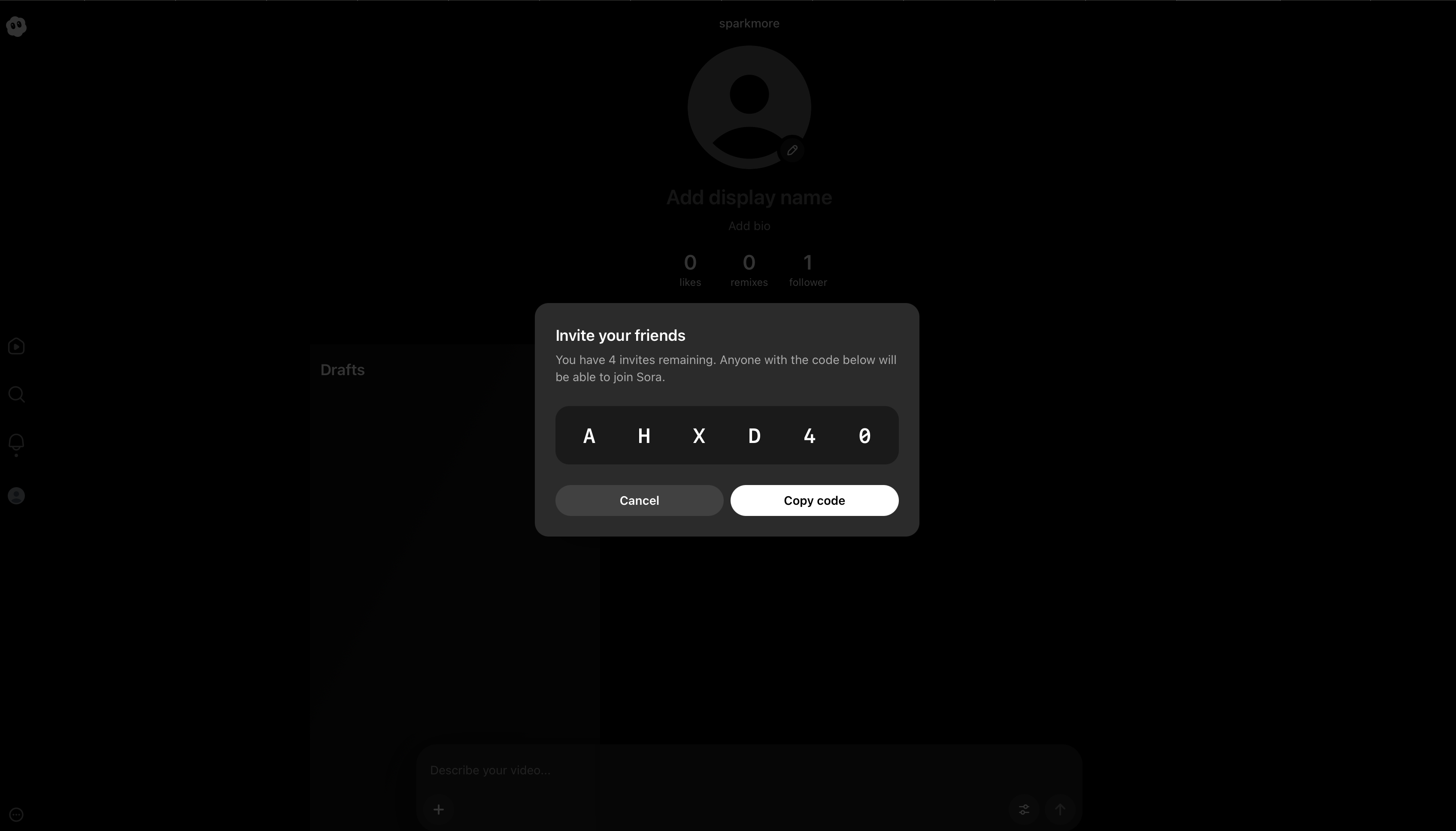 Sora 2 Invite Code